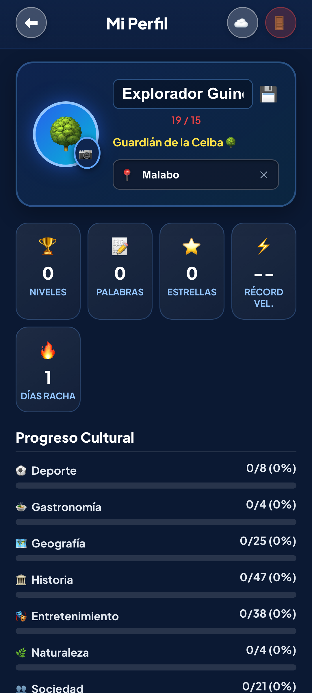 Pasaporte y Perfil